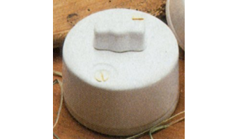 Interruttore/Deviatore rotativo in porcellana 1 IN SA