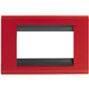 Living classic placca a 3 posti rosso