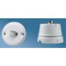 Pulsante in ceramica bianca cro S1G